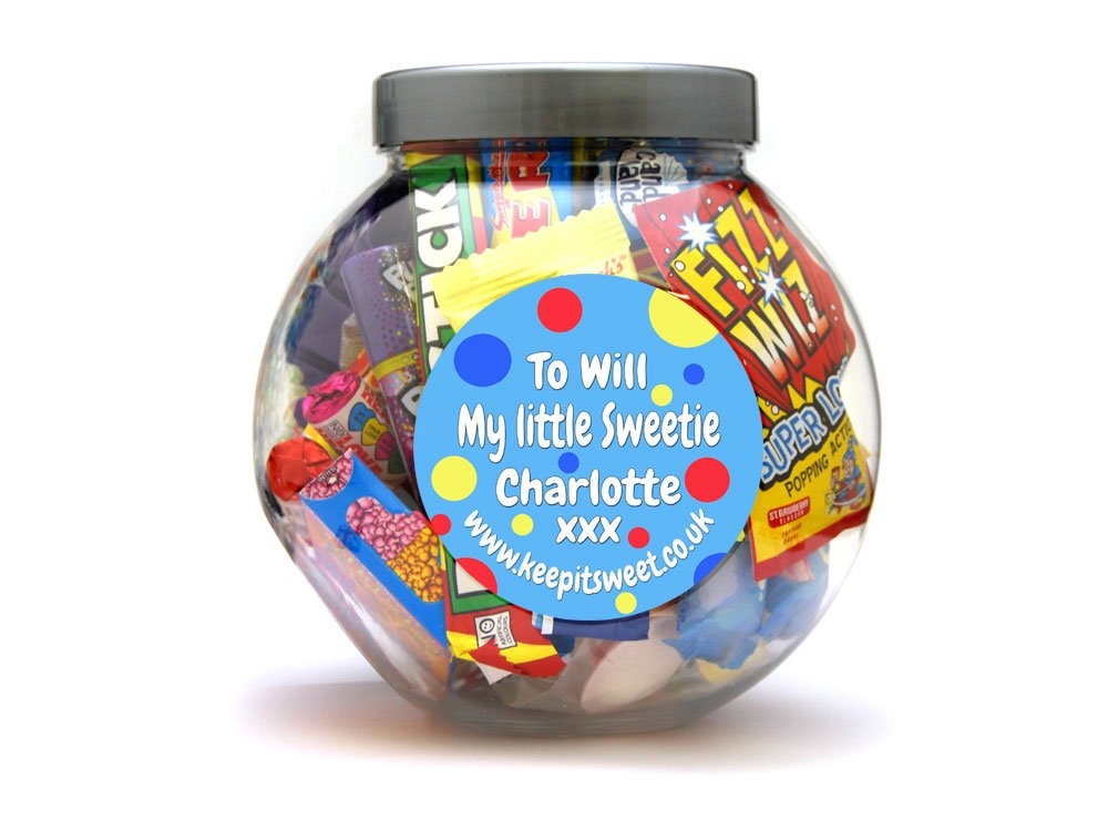 Personalised Sweets Jars | Personalised Sweets | Keep It Sweet