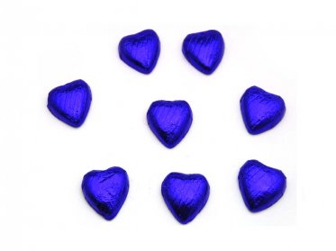 Chocolate Hearts Midnight Blue