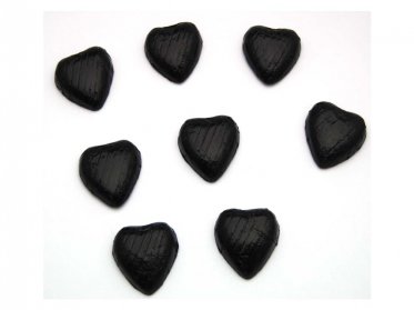 Black Chocolate Hearts | Keep It Sweet