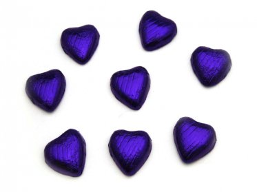 Chocolate Hearts Purple