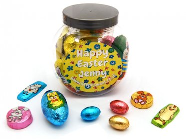 Easter Personalised Sweet Jar Small