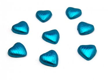 Chocolate Hearts Turquoise