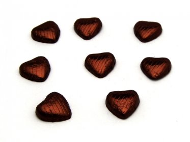 Chocolate Hearts Brown