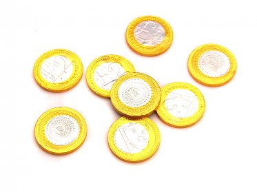 Chocolate Coins £2 Sterling