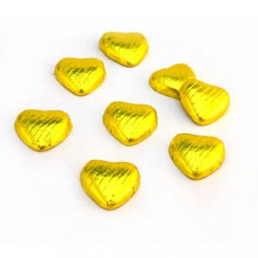 Chocolate Hearts Yellow