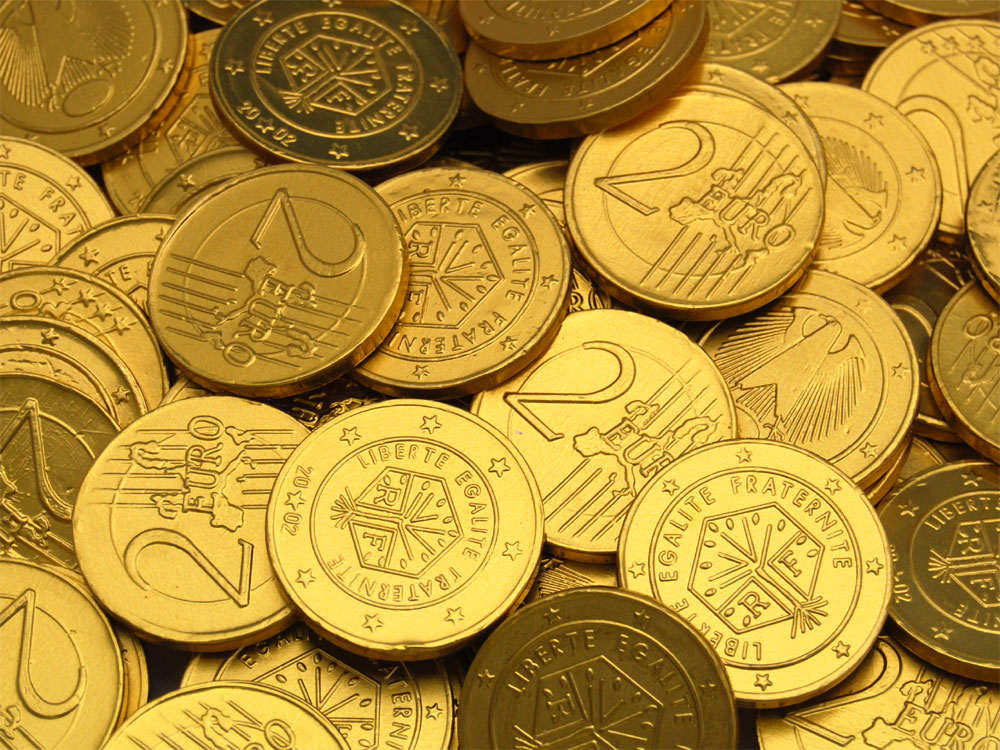 Buy large gold Euro coins online from Keep It Sweet